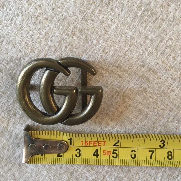 🟤Woman’s Vintage  Small Monogram GG Belt Buckle - Picture 3 of 5